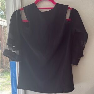 Elegant Black Women's Top